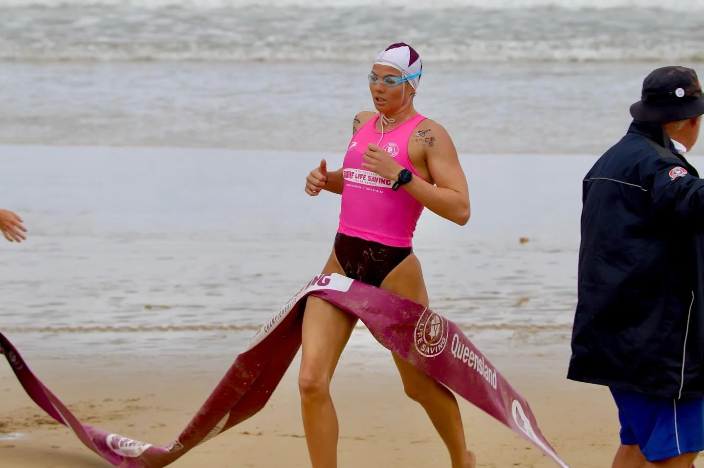 Naomi Scott wins a 🥇 Gold medal at the Queensland Surf Lifesaving Championships!