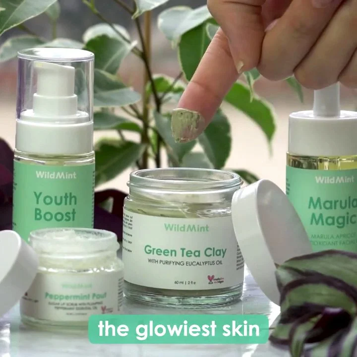 WildMint Cosmetics skincare ad video created for social media campaign