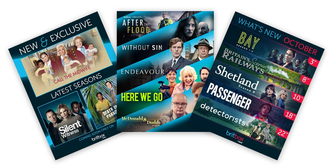 Social media graphic design examples created for client branding