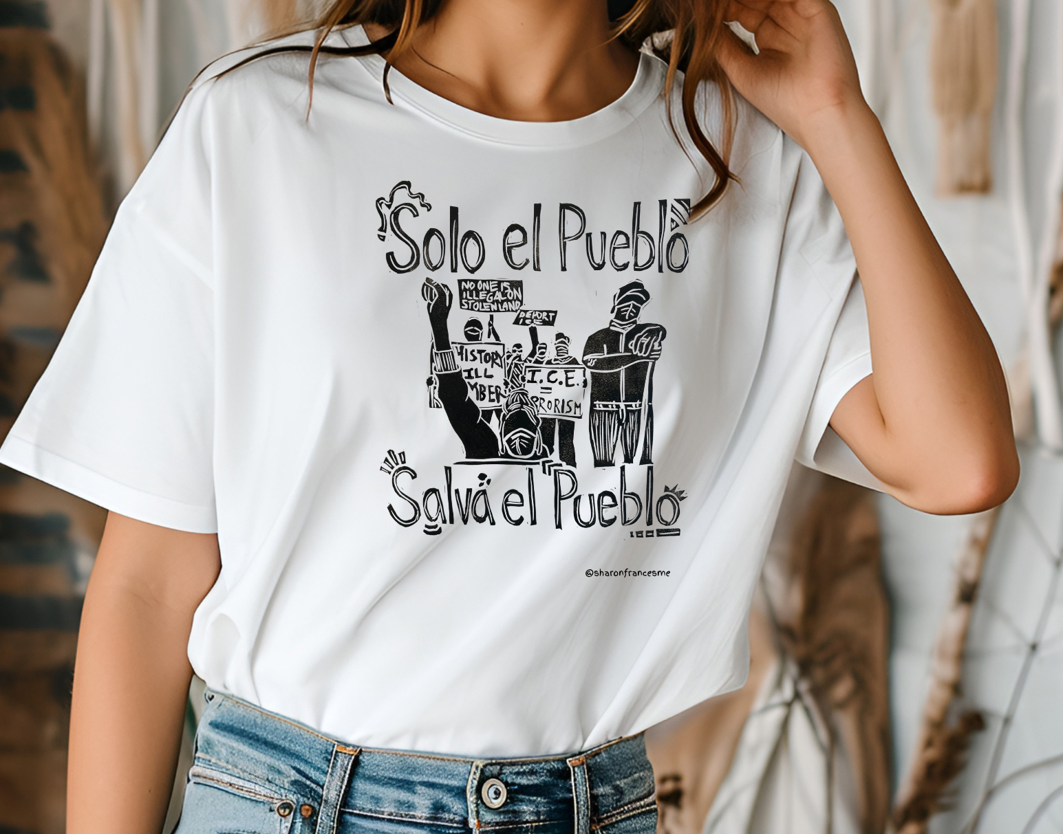 'Solo el Pueblo Salva al Pueblo' T-Shirt