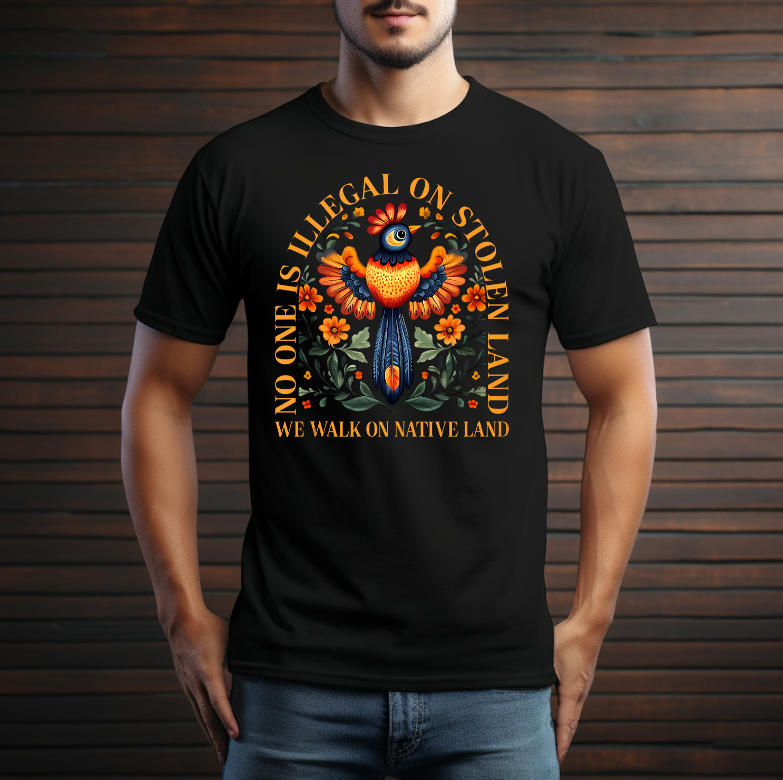 No One is Illegal on Stolen Land - Everyday Shirt