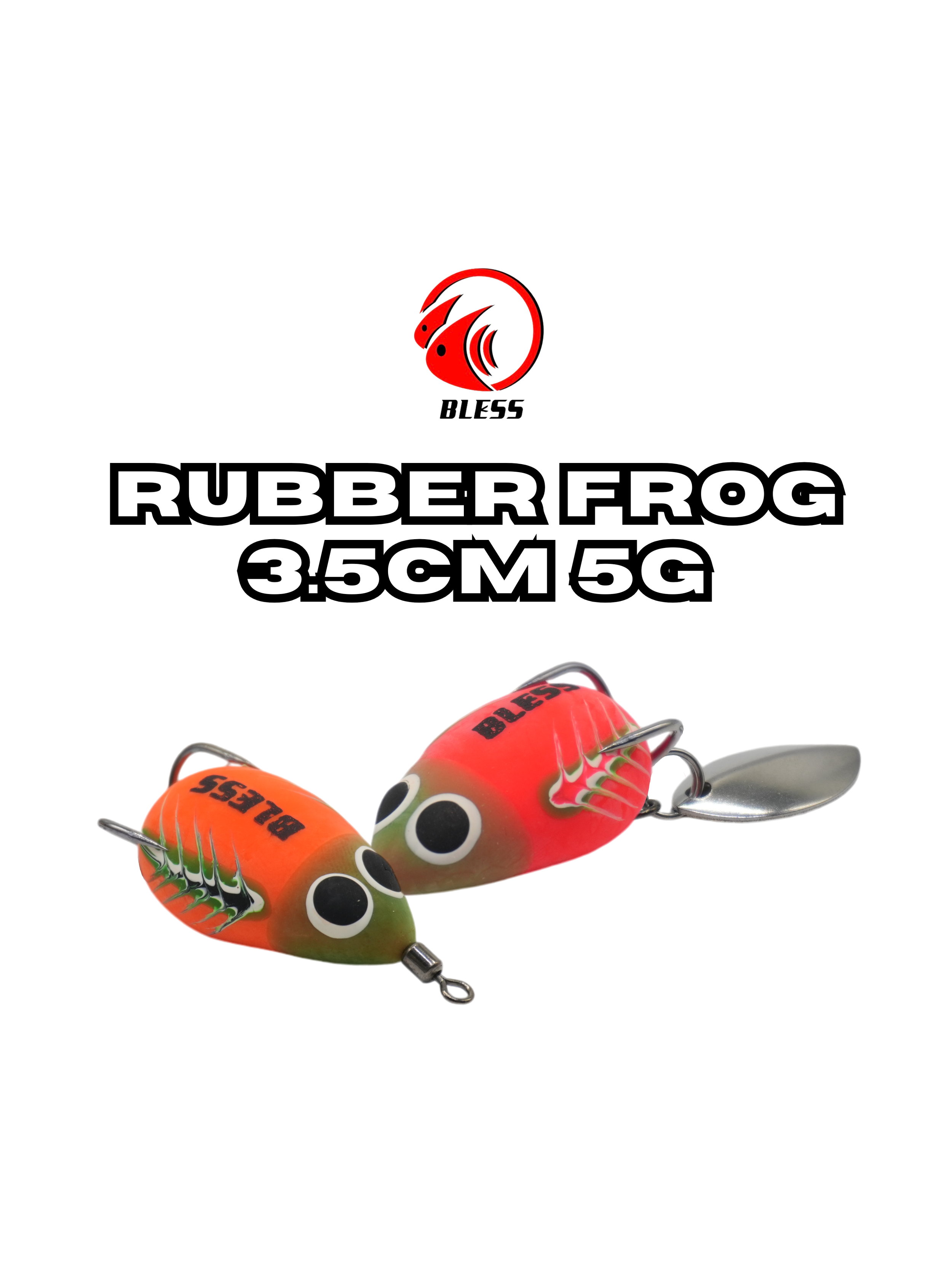 BLESS RUBBER FROG 3.5CM 5G