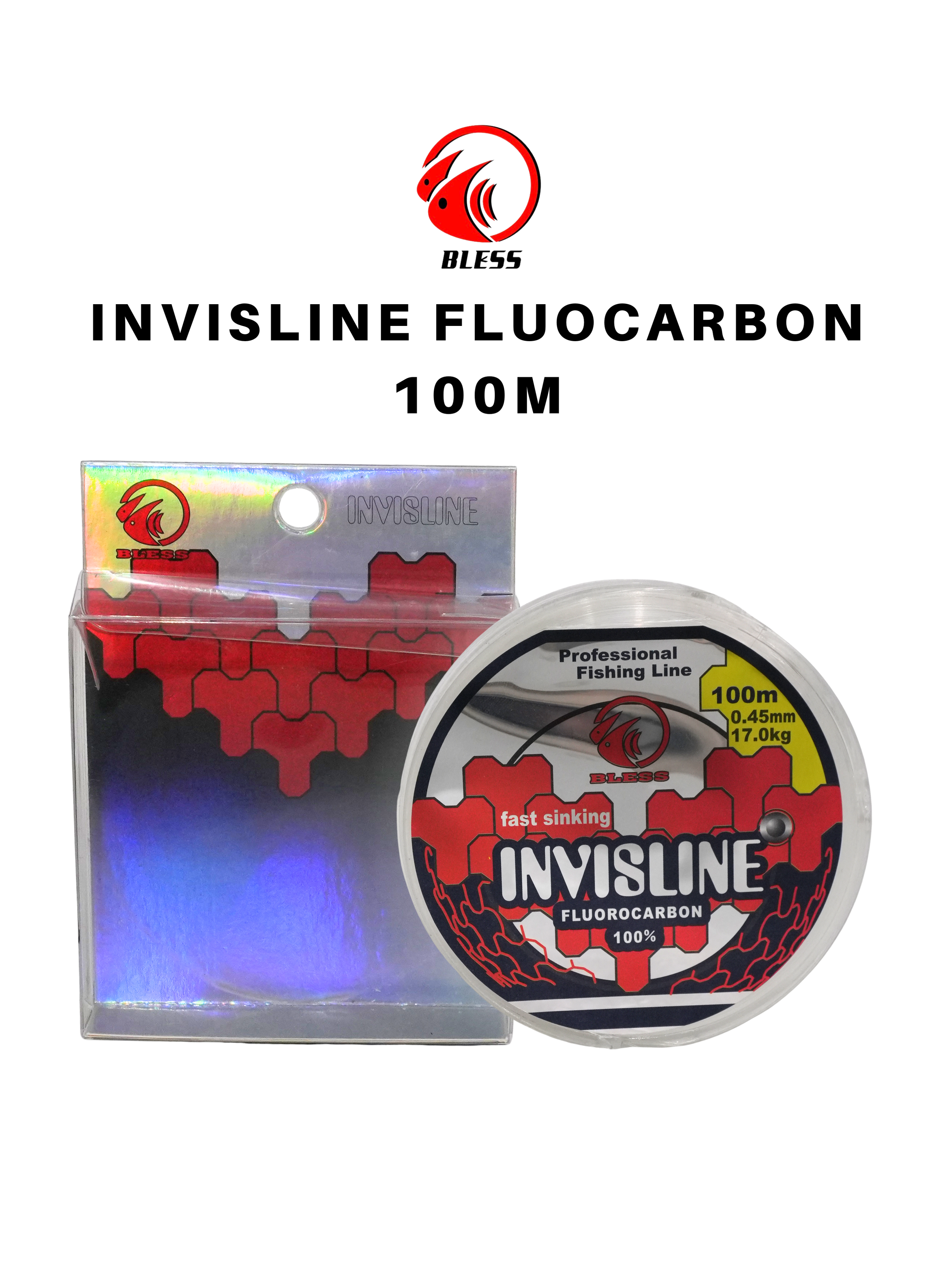 BLESS INVISLINE FLUOROCARBON 100M