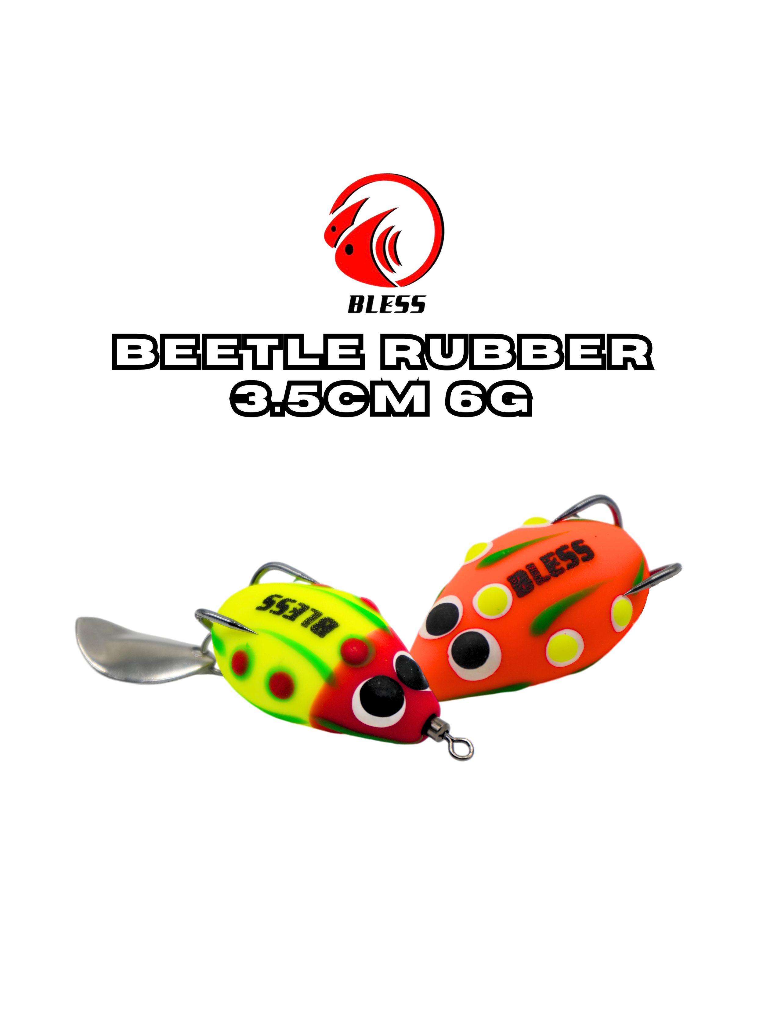 BLESS BEETLE RUBBER 3.5CM 6G