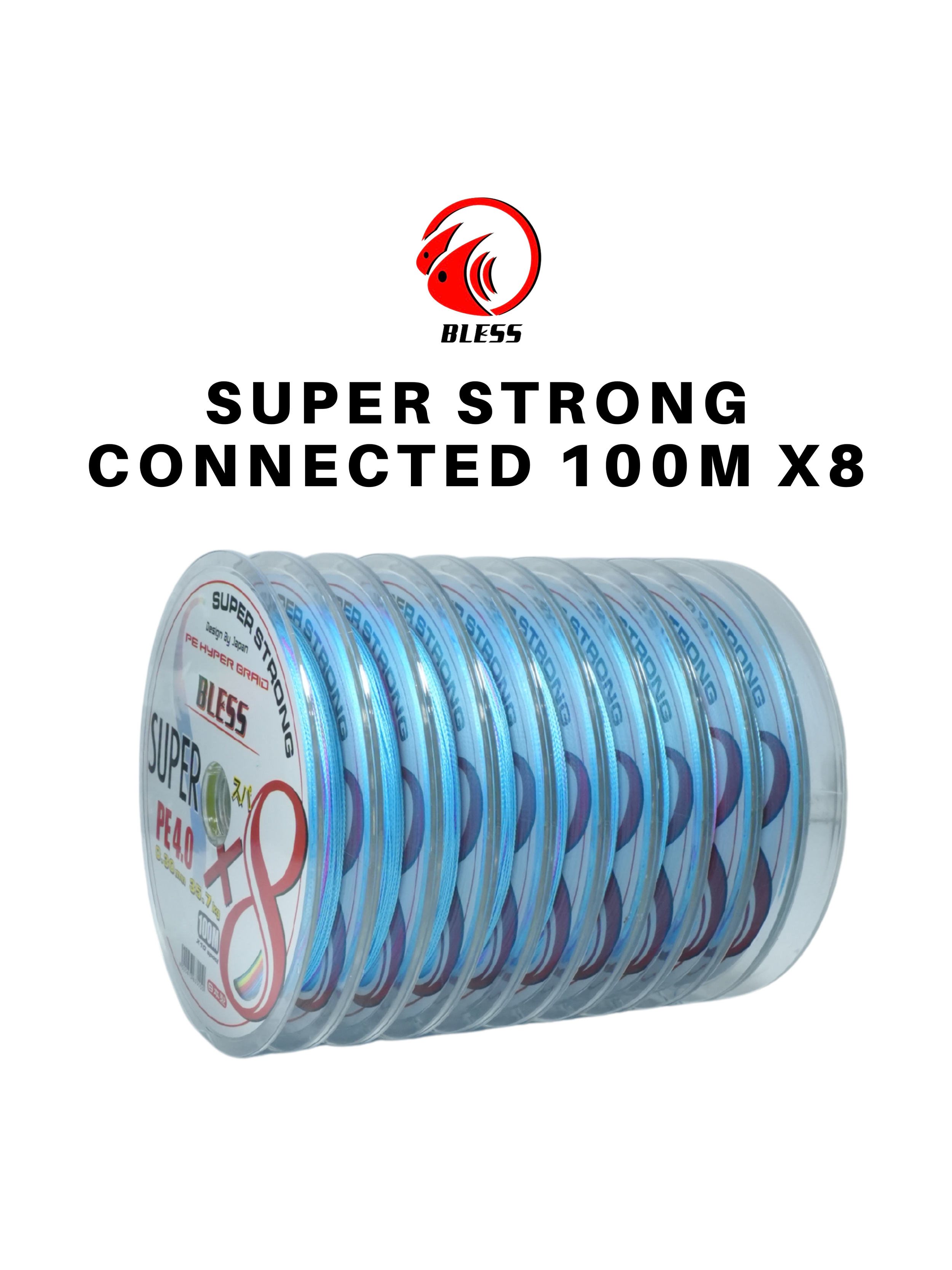 BLESS SUPER STRONG CONNECTED PE X8 100M
