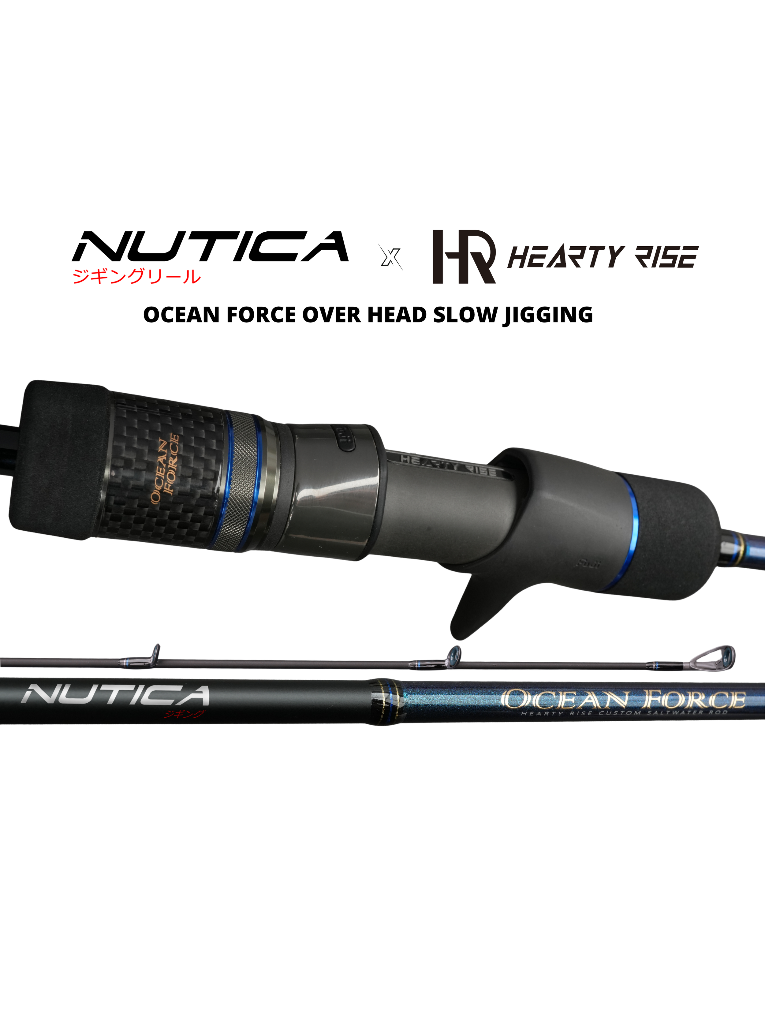NUTICA X HEARTY RISE Ocean Force Slow Jigging