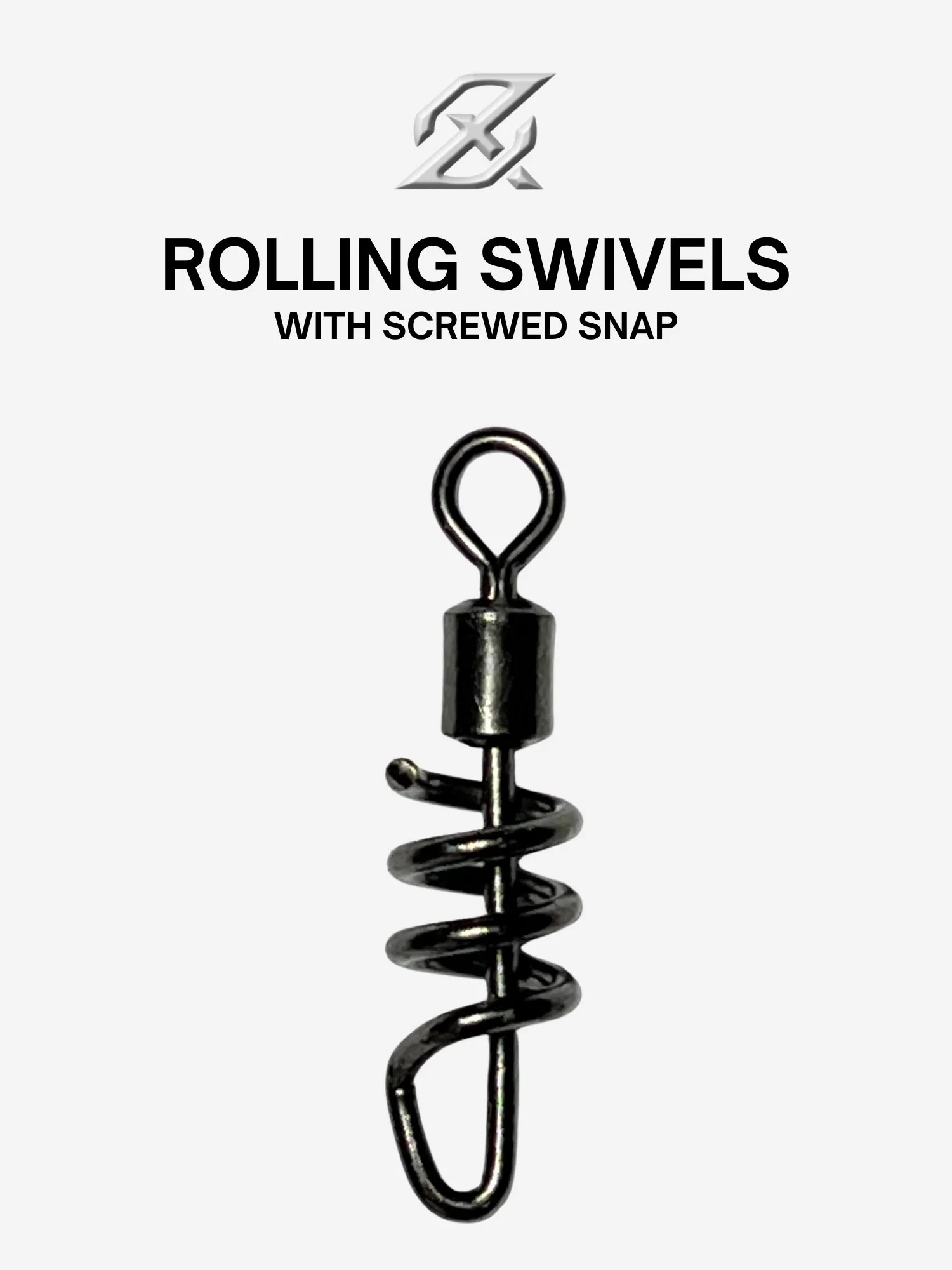 AXZ ROLLING SWIVELS WITH SCREWED SNAP