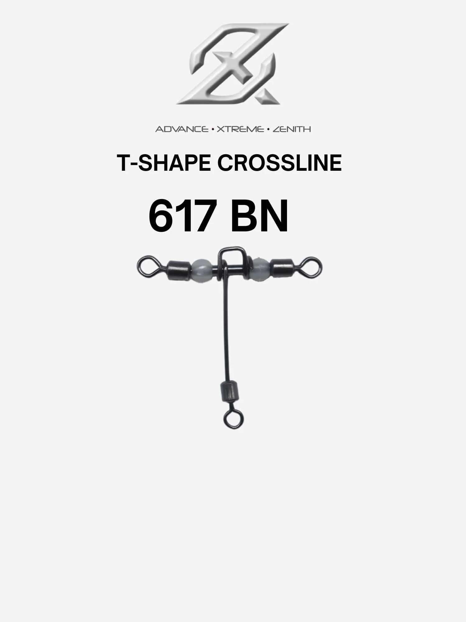AXZ T-SHAPE CROSSLINE ROLLING SWIVEL 617BN