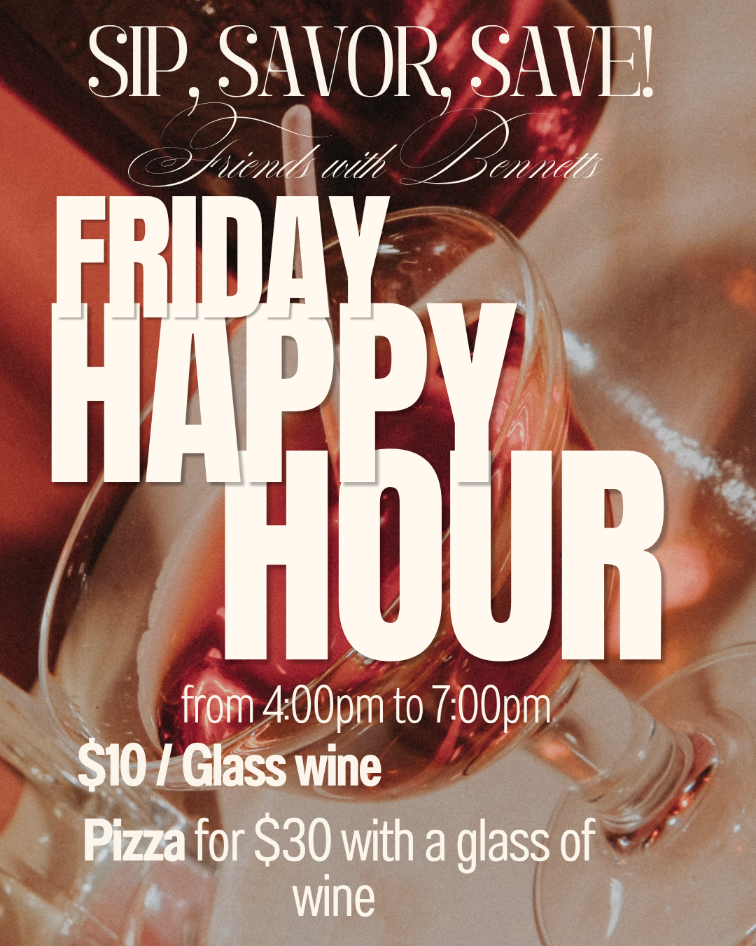 FRIDAY HAPPY HOUR