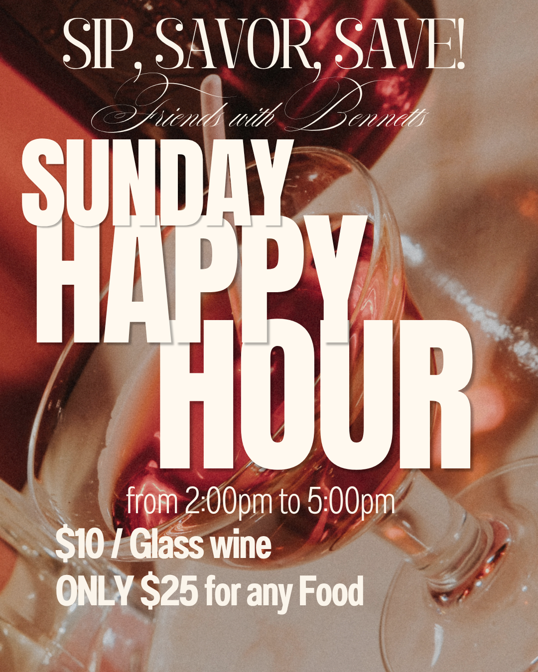 SUNDAY HAPPY HOUR