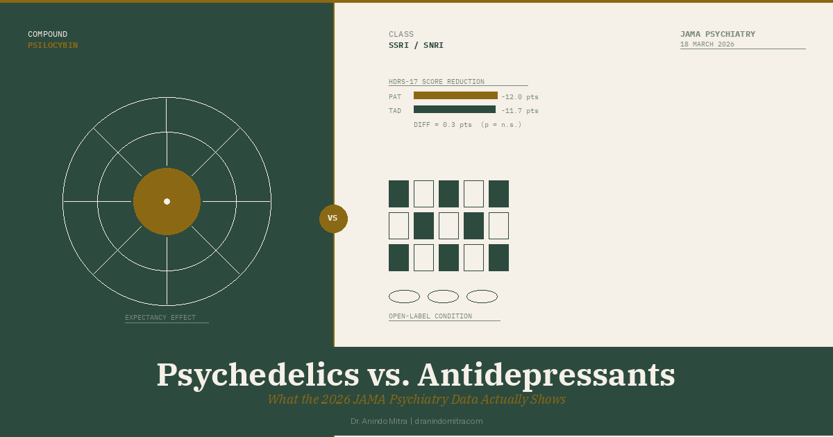 Psychedelics vs. Antidepressants: What the 2026 JAMA Psychiatry Data Actually Shows