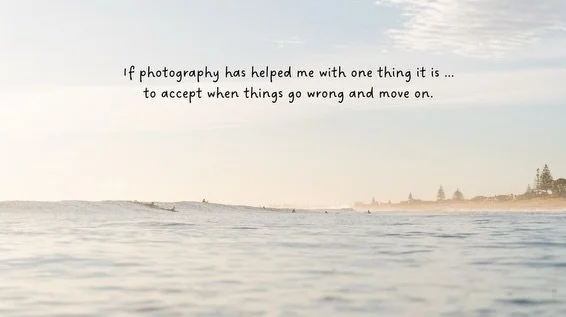 Photography has taught me to move on when things go wrong and take every mistake as a lesson! And turns out things go wrong quite a lot ✌️but all the photos that do work out make up for it 😉