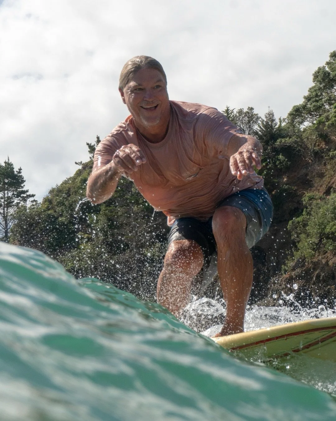 Rolled straight out of bed and into some waves, how good!