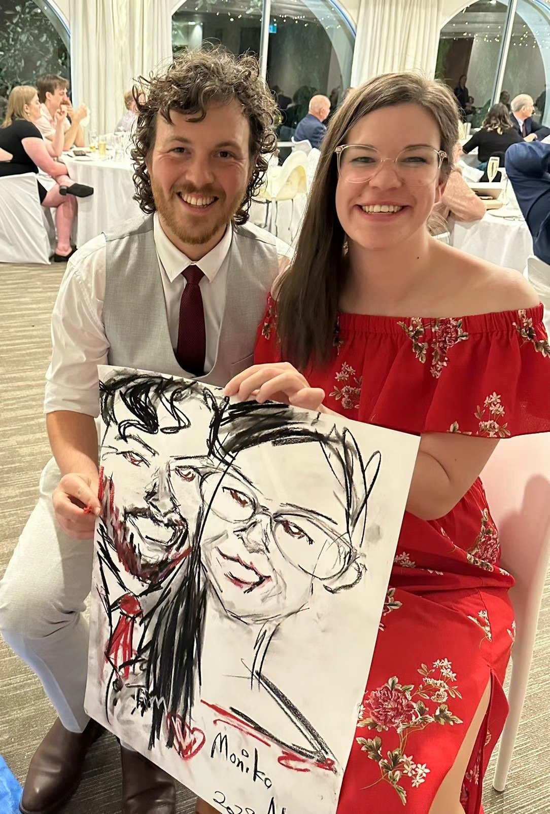 Caricature Artist Wedding