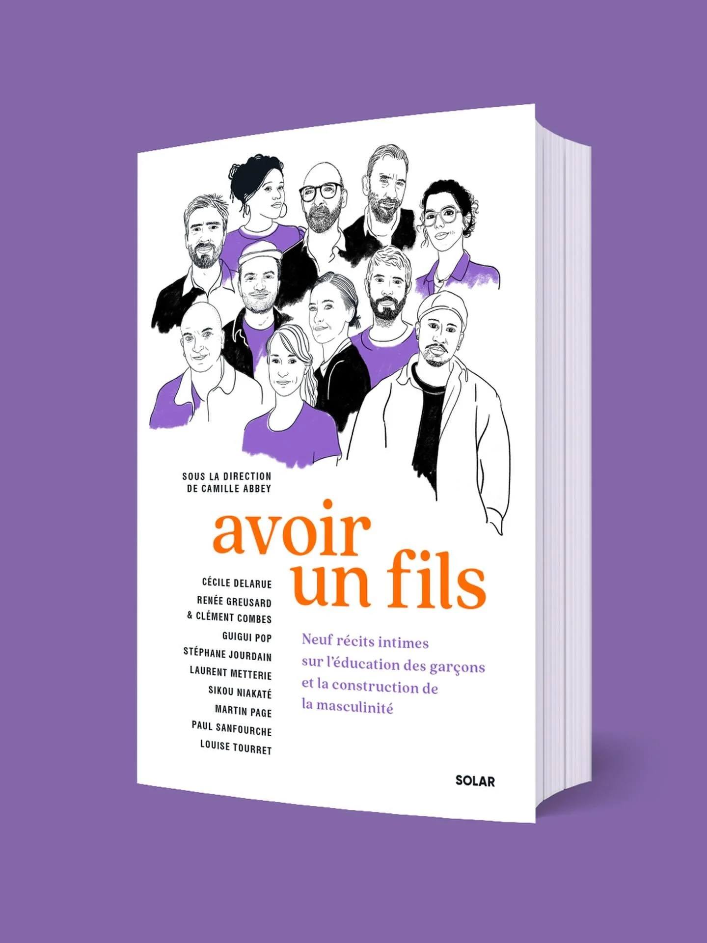&Ccedil;a s&rsquo;appelle &laquo;&nbsp;Avoir un fils&nbsp;&raquo;. C&rsquo;est un livre collectif. J&rsquo;ai eu la chance d&rsquo;y collaborer et de pouvoir y raconter ce que c&rsquo;est pour moi, d&rsquo;avoir un fils. (D&rsquo;ailleurs j&rsquo;en 