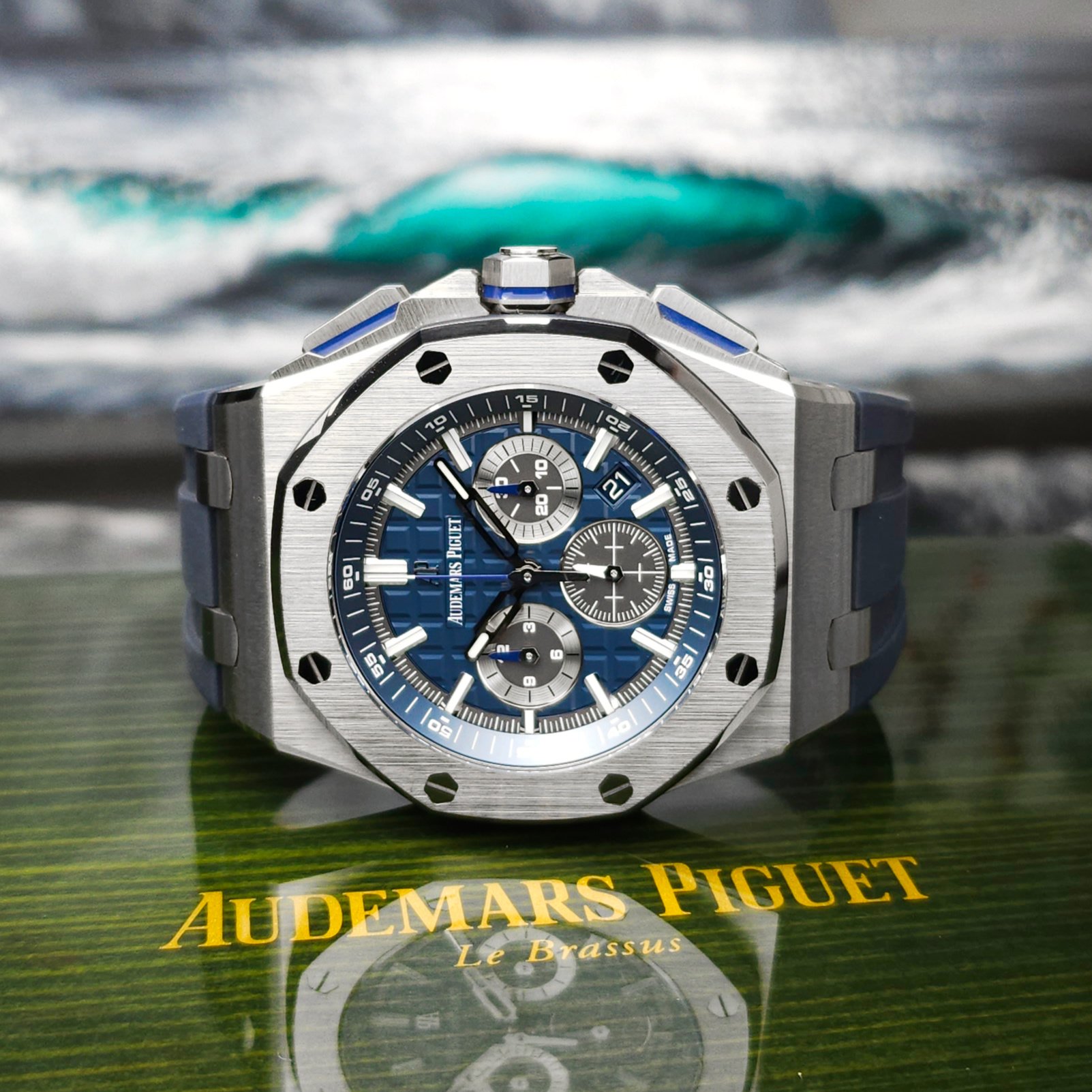 Audemars Piguet Royal Oak Offshore 26480TI – Titanium Blue Dial