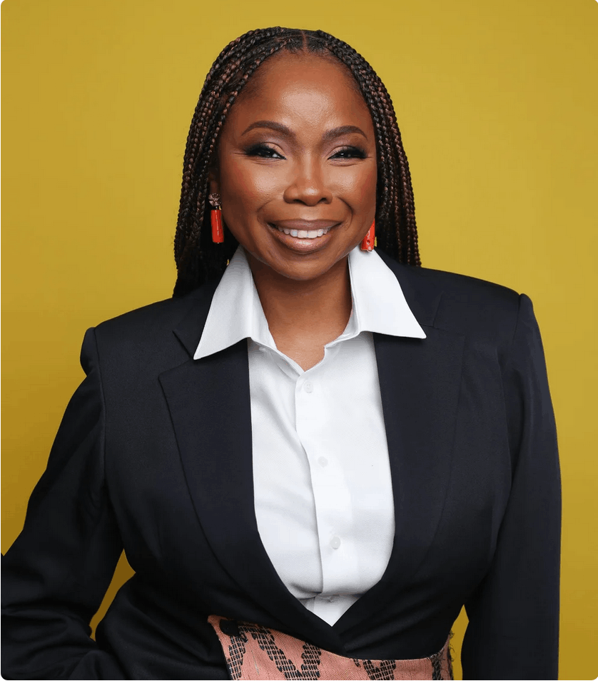 Headshot of Eva Omaghomi, strategic advisor and expert on trust, power and community legitimacy, represented by 92 Speakers Bureau