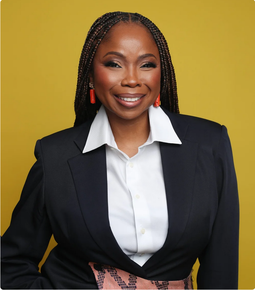 Headshot of Eva Omaghomi, strategic advisor and expert on trust, power and community legitimacy, represented by 92 Speakers Bureau