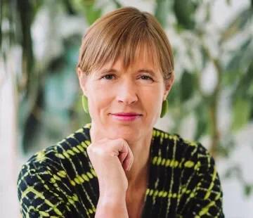 Kersti Kaljulaid headshot — former President of Estonia and keynote speaker at 92 Speakers Bureau