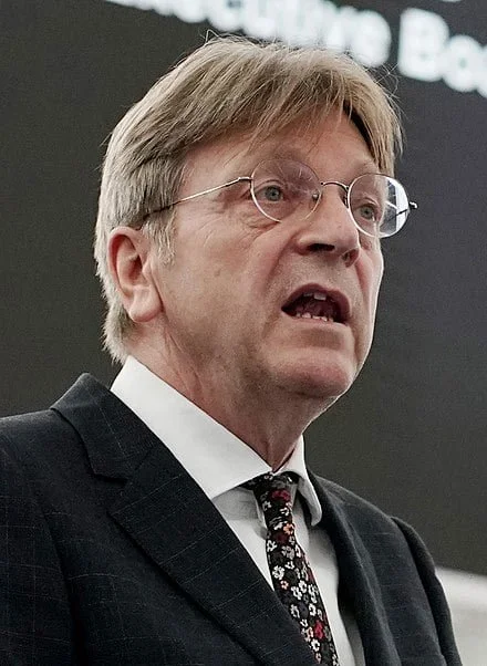 Guy Verhofstadt headshot — former Prime Minister of Belgium and keynote speaker at 92 Speakers Bureau