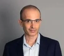 Professor Yuval Noah Harari, world-renowned historian and philosopher, delivering a 2026 Davos keynote on AI, human agency, and the future of information.