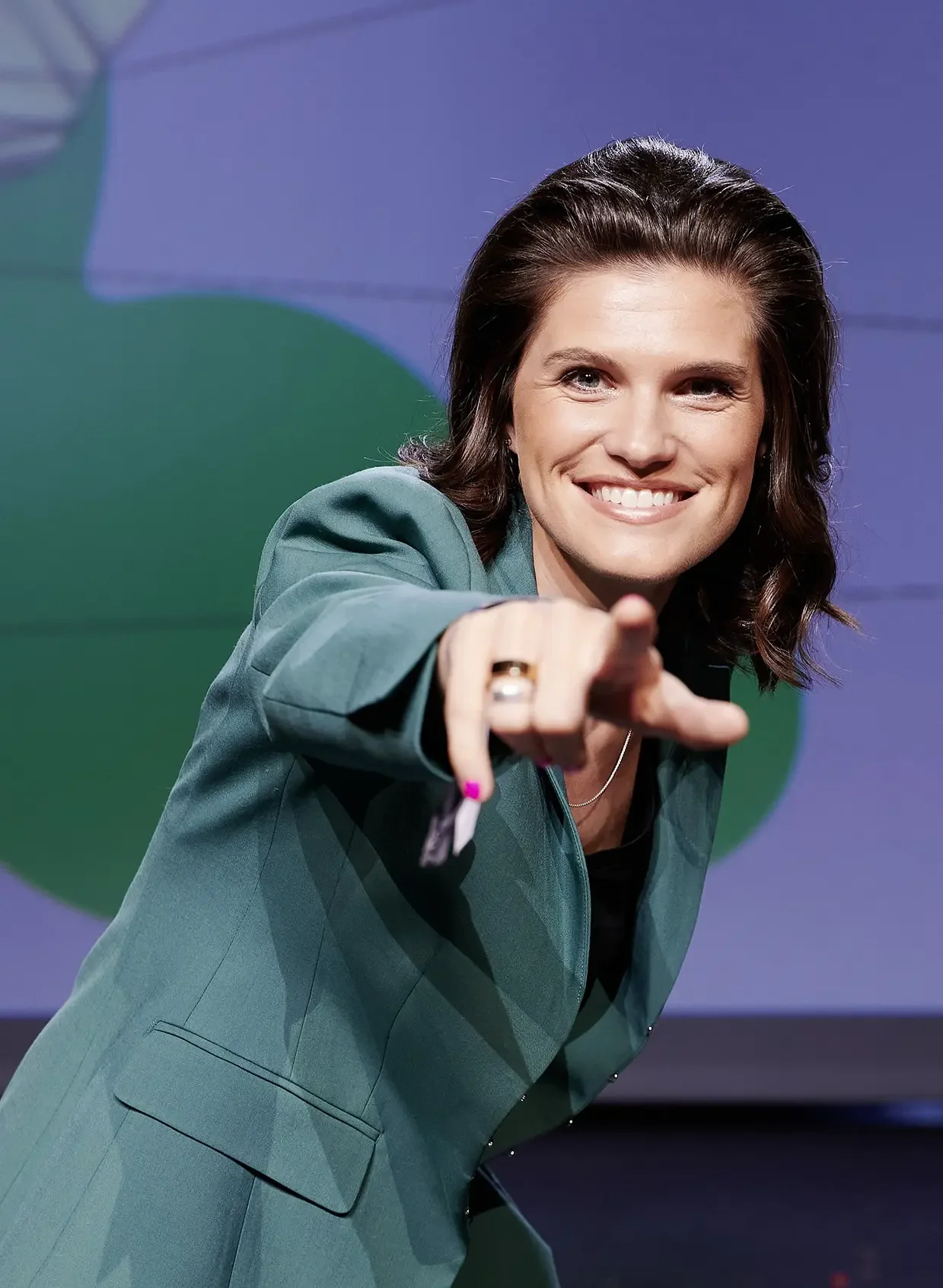 Headshot of Lea Steinacker, AI entrepreneur and expert on media and democracy