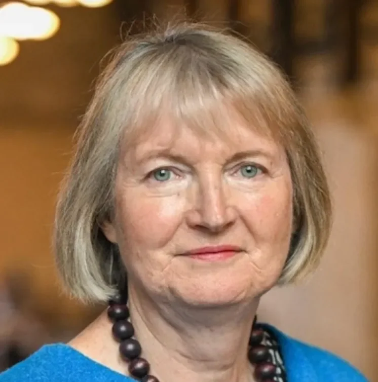 Baroness Harriet Harman KC, former Mother of the House and author of "A Woman's Work", on stage for 92 Speakers delivering keynotes on "The Ethics of Power" and 2026 global gender diplomacy.