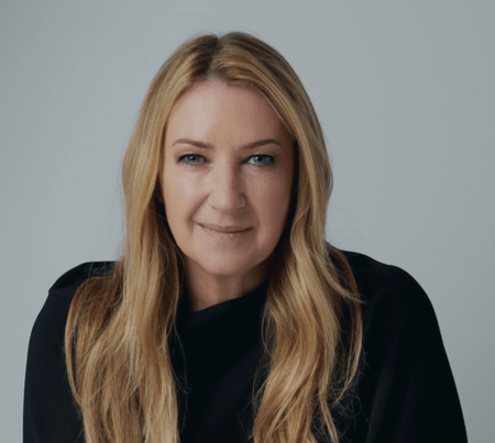 Anya Hindmarch CBE, British designer and sustainability advocate, presenting a 2026 keynote for 92 Speakers on zero-waste luxury and the "Return to Nature" collection.