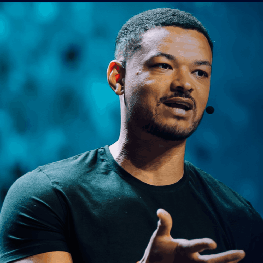 Steven Bartlett, founder of Flight Story and Steven.com, delivering a 2026 keynote for 92 Speakers on marginal gains and the power of creator-led intellectual property.