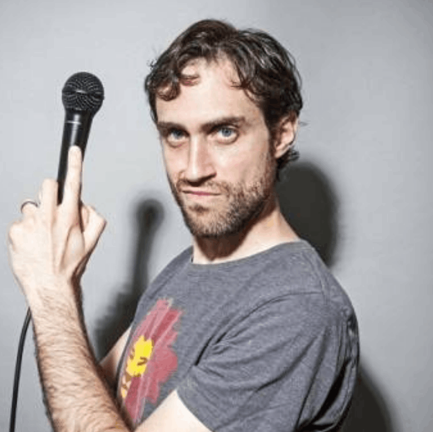 Beardyman keynote speaker headshot — live looping artist and improv performer