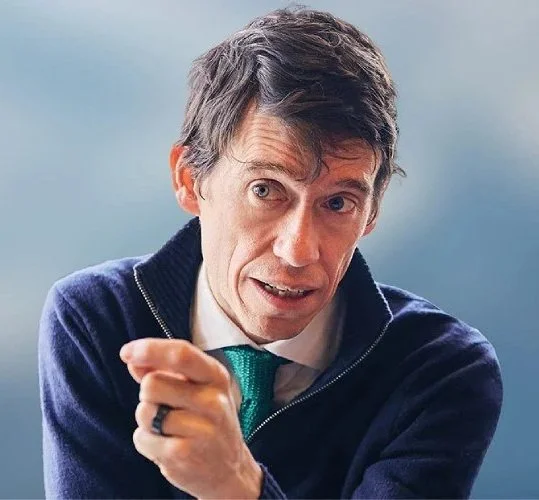 Rory Stewart, former UK Secretary of State and Yale Professor, delivering keynotes on the 'structural break' in geopolitics and the future of trust.
