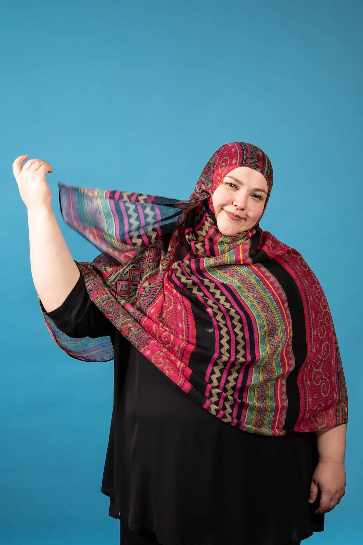 Fatiha ElGhori keynote speaker headshot — comedian and storyteller