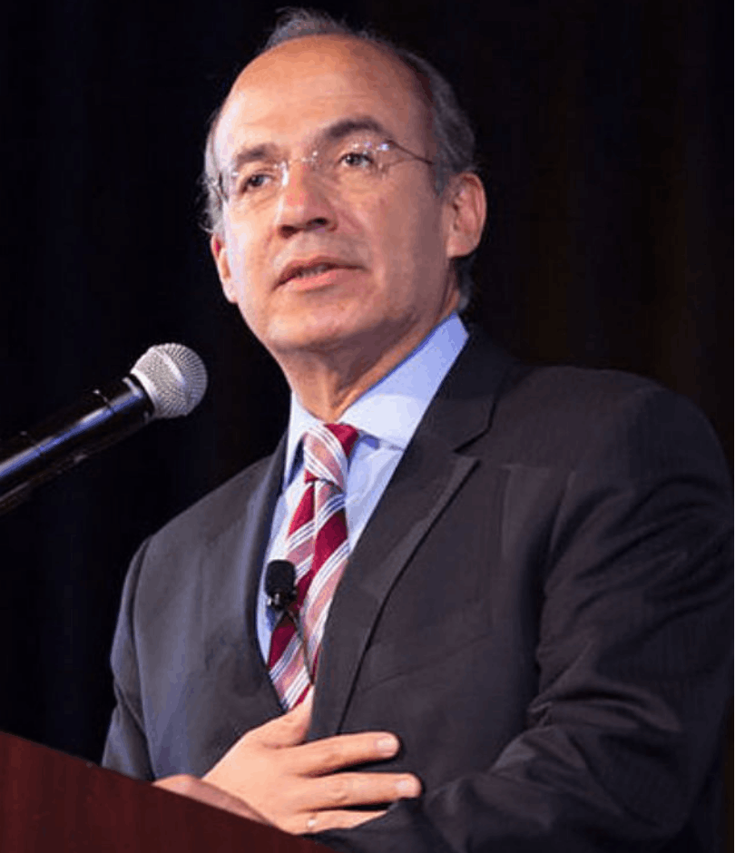 Felipe Calderón headshot — former President of Mexico and keynote speaker at 92 Speakers Bureau