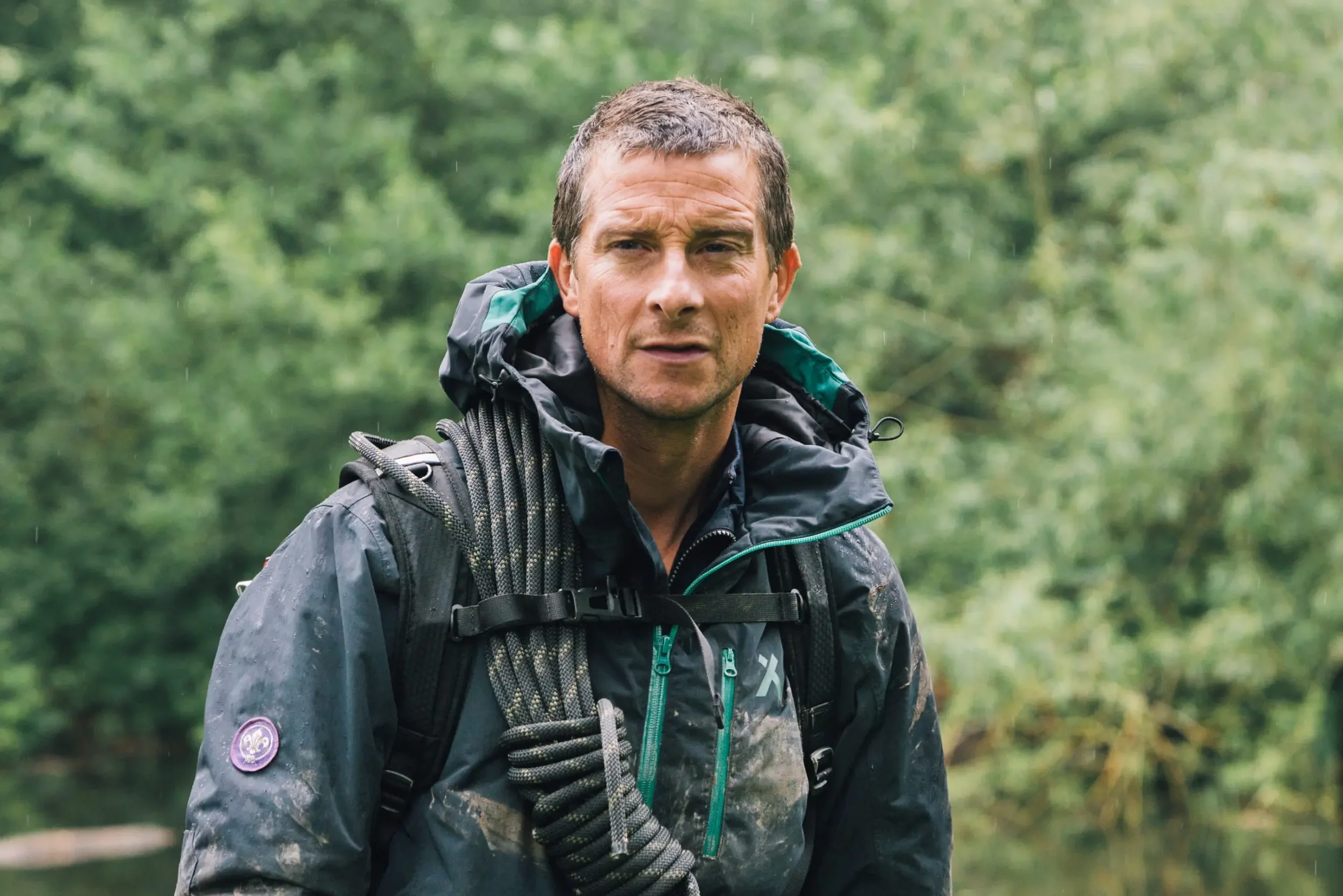 Head shot of Bear Grylls survival expert and adventure keynote speaker – 92 Speakers