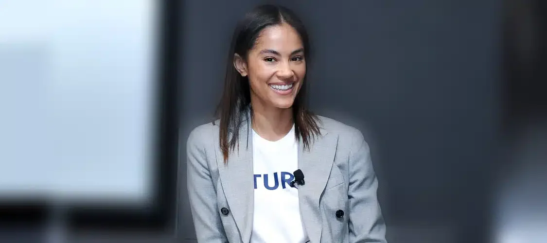 Headshot of Sinead Bovell, AI futurist and expert on global influence,