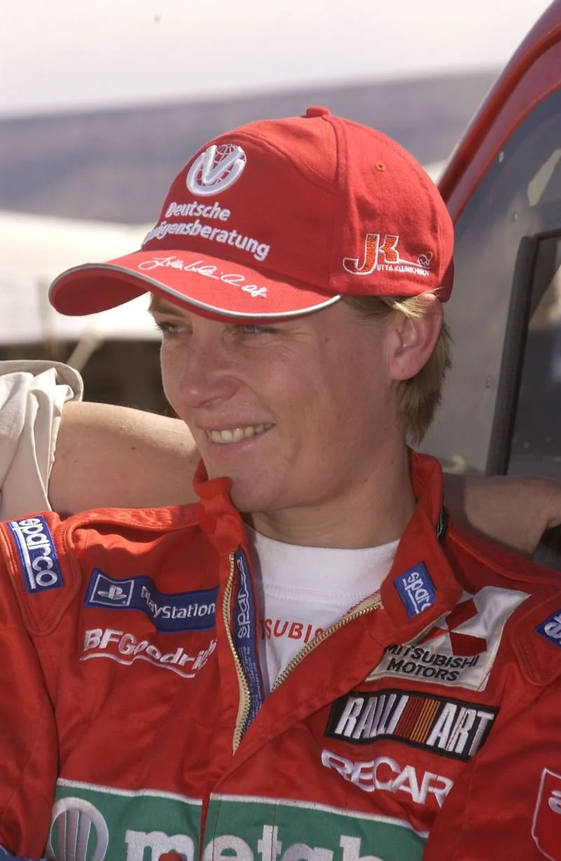 Jutta Kleinschmidt headshot — Dakar Rally champion and speaker on resilience, risk and elite performance