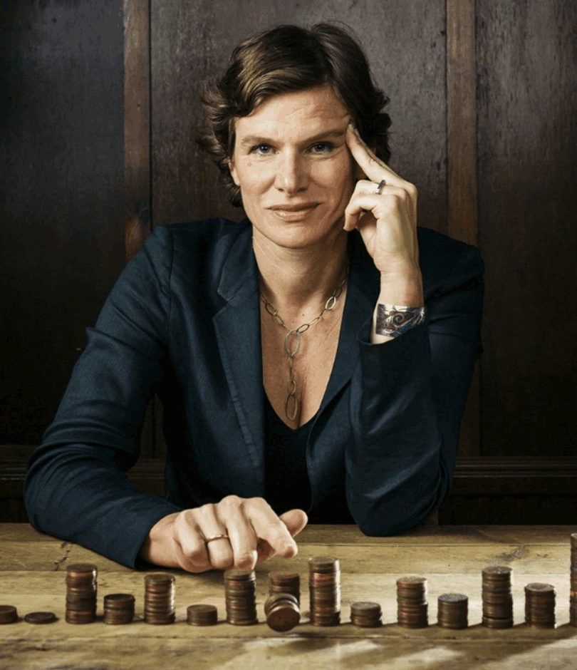 Headshot of Mariana Mazzucato, economist and expert on innovation, public value and mission-driven capitalism,