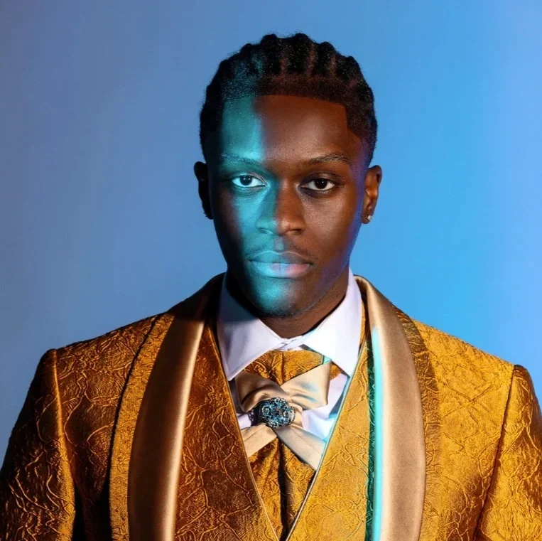 Ephraim Lisk, founder of Liskio Parfum and award-winning creator known as Dr Abu, delivering a 2026 keynote for 92 Speakers on personal branding and resilience.