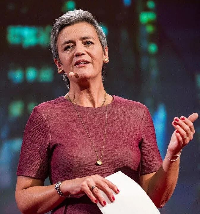 Headshot of Margrethe Vestager, digital regulation and competition policy leader