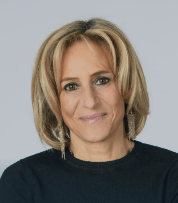 Emily Maitlis headshot — journalist, broadcaster and keynote speaker at 92 Speakers Bureau