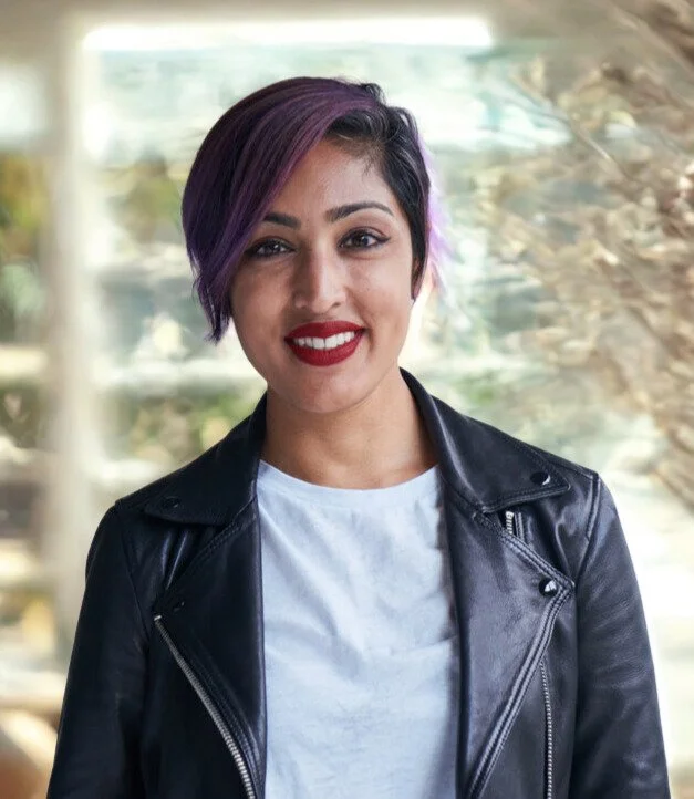 Headshot of Rumman Chowdhury, AI ethics and algorithmic accountability expert,