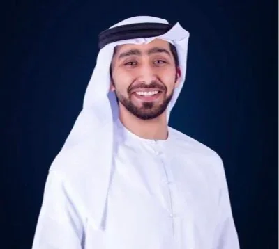 Yousef Abdalbari, Dubai TV news anchor and bilingual moderator, chairing sessions on regional security and economic growth at the World Governments Summit