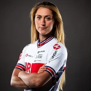 Laura Kenny headshot — Olympic cycling champion and keynote speaker on excellence, focus and elite performance | 92 Speakers