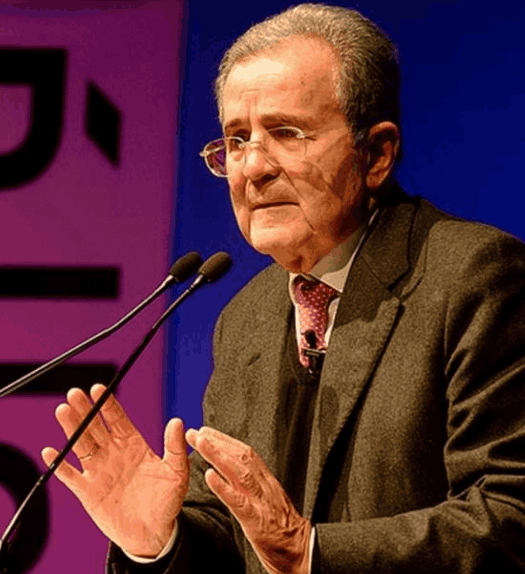 Romano Prodi headshot — former Prime Minister of Italy and President of the European Commission speaking for 92 Speakers Bureau