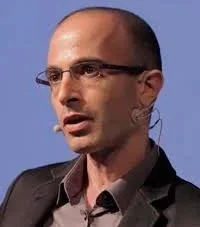 Prof. Yuval Noah Harari, author of "Nexus" and "Sapiens", on stage for 92 Speakers delivering keynotes on "AI Immigrants" and 2026 digital personhood.