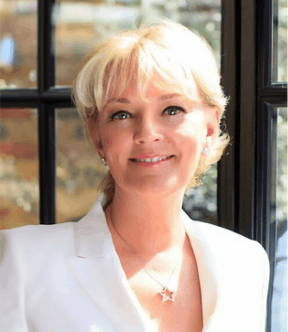 Headshot of Jo Malone, brand founder and keynote speaker on creative judgement and reinvention