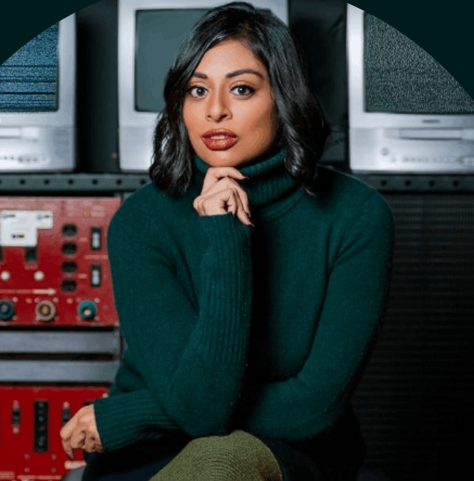 Sweta Chakraborty headshot — behavioural scientist and keynote speaker on risk, decision-making and global disruption