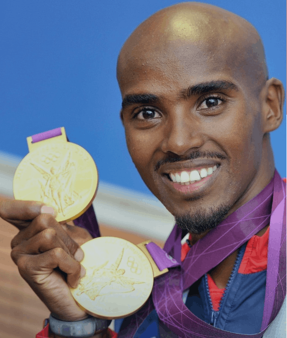 Mo Farah headshot — Olympic champion and speaker on resilience, performance and elite mindset