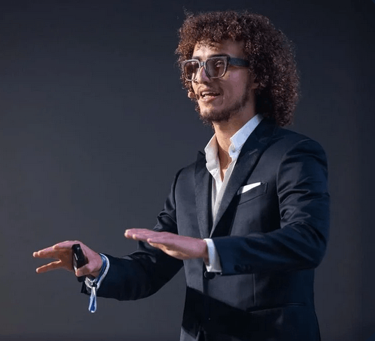 Headshot of Jordi van den Bussche, founder of JVDB Studios and keynote speaker on creator brands and digital growth