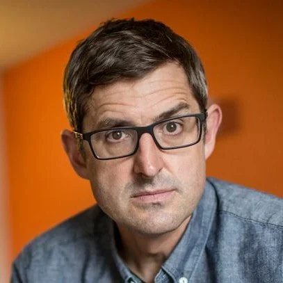 Louis Theroux, producer of 'Inside the Manosphere' and host of 'The Louis Theroux Podcast', on stage for 92 Speakers delivering keynotes on "The Anatomy of Belief" and the 2026 digital trust crisis.
